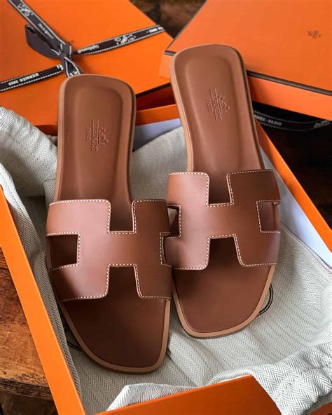 hermes oran street style|Hermes Oran sandals review .